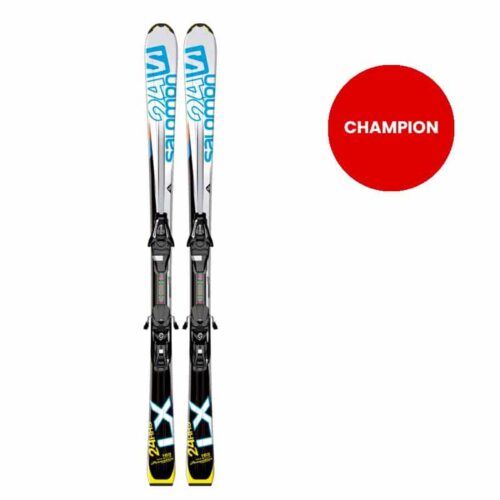 Champion skis snow seuls
